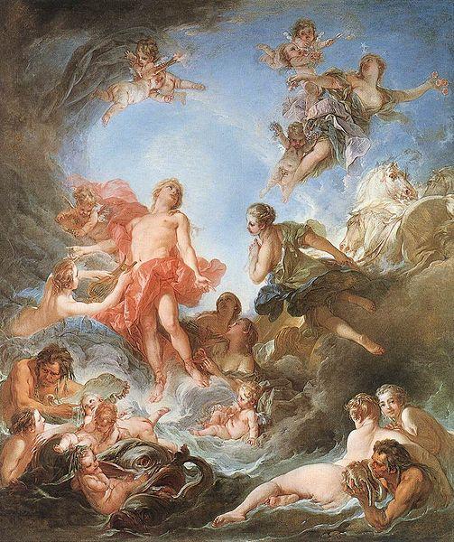 Francois Boucher The Rising of the Sun Norge oil painting art